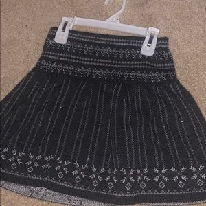 Vera Wang grey wool mini skirt